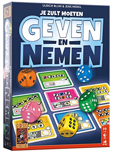 999 Games - 999-GEV01- Geben und Nehmen Würfelspiel - ab 8 Jahren - Eines der besten Spiele des Jahres 2020 - Ulrich Blum & Jens Merkl - Rollen und Schreiben - für 1 bis 4 Spieler 999 Games - 999-GEV01- Geben und Nehmen Würfelspiel - ab 8 Jahren - Eines der besten Spiele des Jahres 2020 - Ulrich Blum & Jens Merkl - Rollen und Schreiben - für 1 bis 4 Spieler von 999 Games