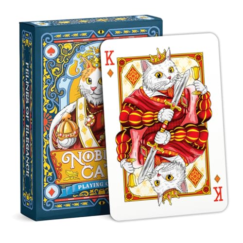 99FOX Noblific Katzen Spielkarten für Erwachsene, Teenager, Freunde, Familie, Tierliebhaber, Geschenke 99FOX Noblific Katzen Spielkarten für Erwachsene, Teenager, Freunde, Familie, Tierliebhaber, Geschenke von 99FOX