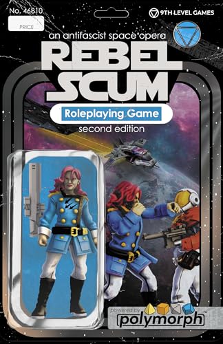 9th Level Rebel Scum 2. Ausgabe, Tisch-Rollenspiel, Funshot Nostalgie-Rollenspiel, 2 bis 6 Spieler, 60 Minuten, ab 13 Jahren von 9th Level Games