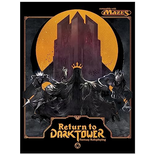 Return to Dark Tower - Fantasy-Rollenspiel, Hardcover-RPG-Buch, Rollenspiel in den Vier Königreichen von 9th Level Games