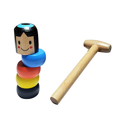 Hölzernes Magisches Spielzeug, Unsterbliche Daruma Toys Kleiner Hölzerner Mann Unzerbrechliches,Japanisches Traditionelles Spielzeug Holz-Mann Magie Spielzeug Geschenk für Kinder Hölzernes Magisches Spielzeug, Unsterbliche Daruma Toys Kleiner Hölzerner Mann Unzerbrechliches,Japanisches Traditionelles Spielzeug Holz-Mann Magie Spielzeug Geschenk für Kinder von A/A