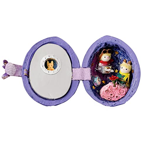 A/V DIY Puppenhaus-Miniatur-Kit | DIY Miniatur-Puppenhaus für Kleinkinder,Creative Walnut Shell DIY Starry Notes, Dollhouse Kit, Scale Doll Room Crafts for Child and Lover Friend von A/V