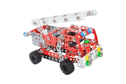Constructor Fire Engine – Metallbauspiel – 314 Teile – Feuerwehrauto zum Zusammenbauen – STEM Box ab 8 Jahren Constructor Fire Engine – Metallbauspiel – 314 Teile – Feuerwehrauto zum Zusammenbauen – STEM Box ab 8 Jahren von A ALEXANDER