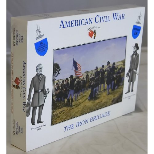 A Call To Arms 1:32 Union-Eisenbrigade, 16 unbemalte Kunststofffiguren, Modellbausatz, Historisch, Unisex, Teenager & Erwachsene, Nicht zusammenklappbar von A Call to Arms