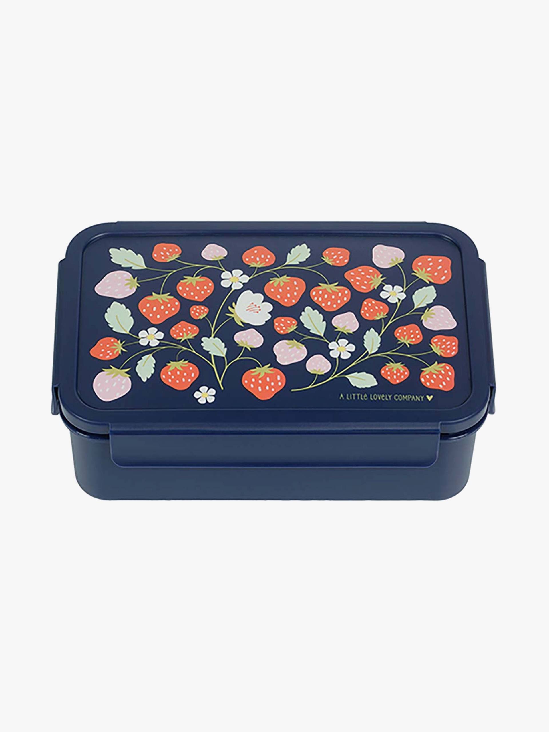 A Little Lovely Company Bento Lunchbox, Erdbeere A Little Lovely Company Bento Lunchbox, Erdbeere von A Little Lovely Company