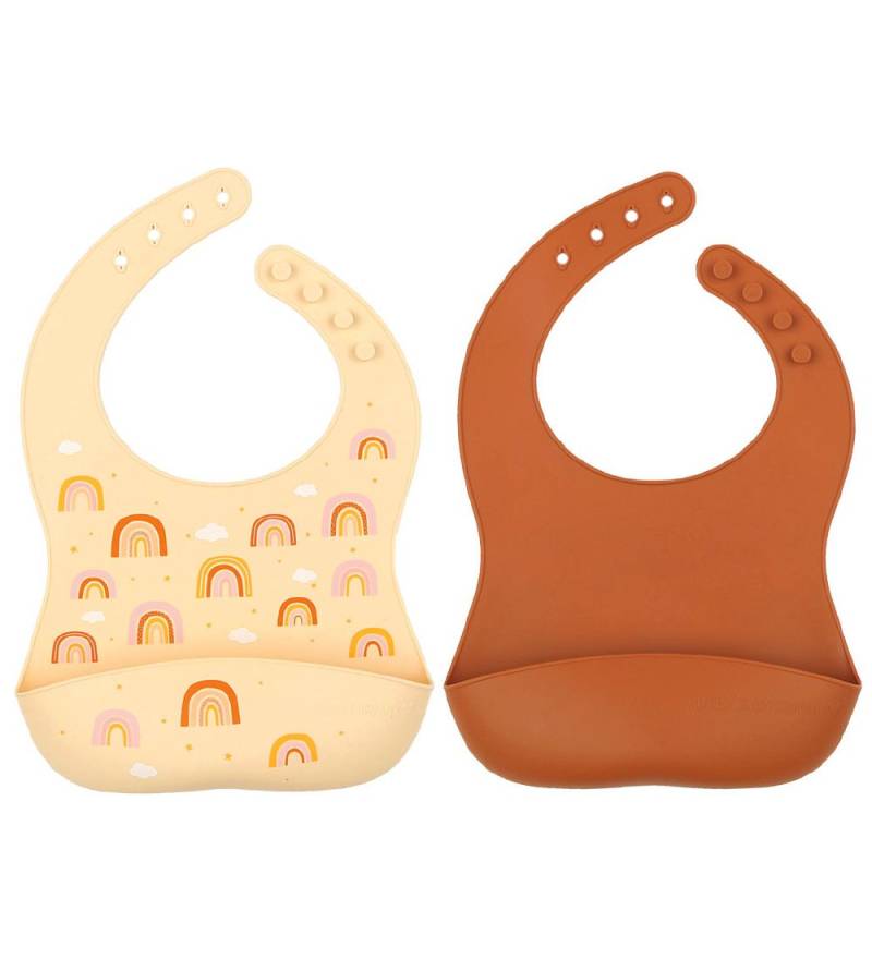 A Little Lovely Company Lätzchen - 2er-Pack - Silikon - Regenbög - A Little Lovely Company - One Size - Lätzchen A Little Lovely Company Lätzchen - 2er-Pack - Silikon - Regenbög - A Little Lovely Company - One Size - Lätzchen von A Little Lovely Company