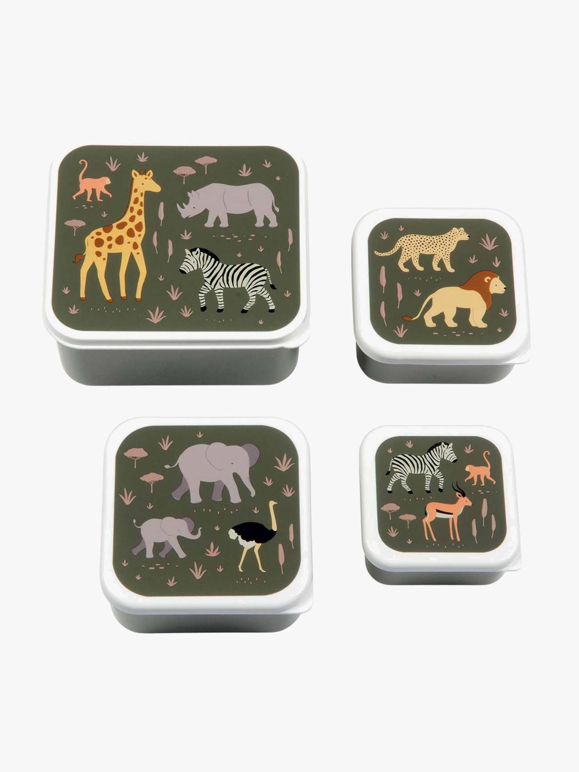 A Little Lovely Company Lunchbox-Set, Savanna A Little Lovely Company Lunchbox-Set, Savanna von A Little Lovely Company