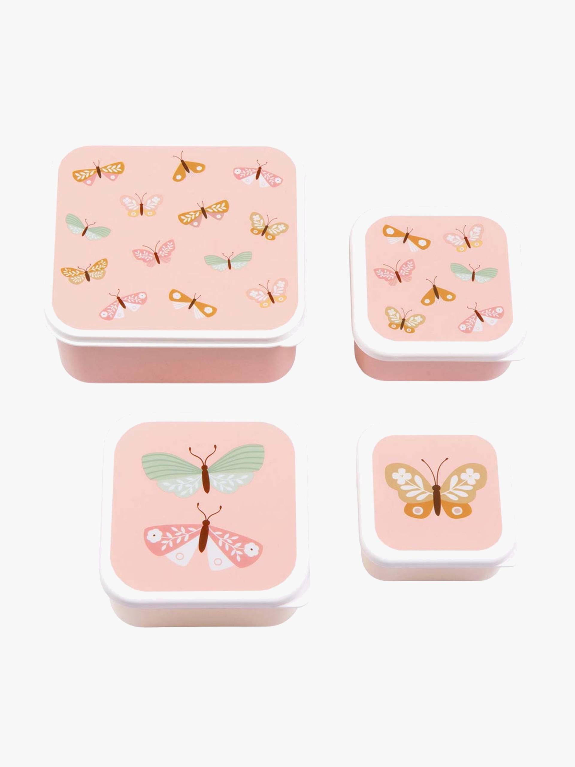 A Little Lovely Company Lunchbox-Set, Schmetterling A Little Lovely Company Lunchbox-Set, Schmetterling von A Little Lovely Company