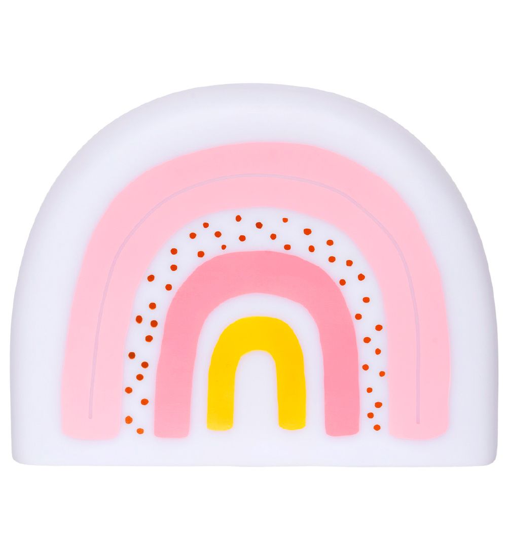 A Little Lovely Company Nachtlampe - 21 cm - Rainbow - Weiß/Rosa - A Little Lovely Company - One Size - Nachtlicht A Little Lovely Company Nachtlampe - 21 cm - Rainbow - Weiß/Rosa - A Little Lovely Company - One Size - Nachtlicht von A Little Lovely Company