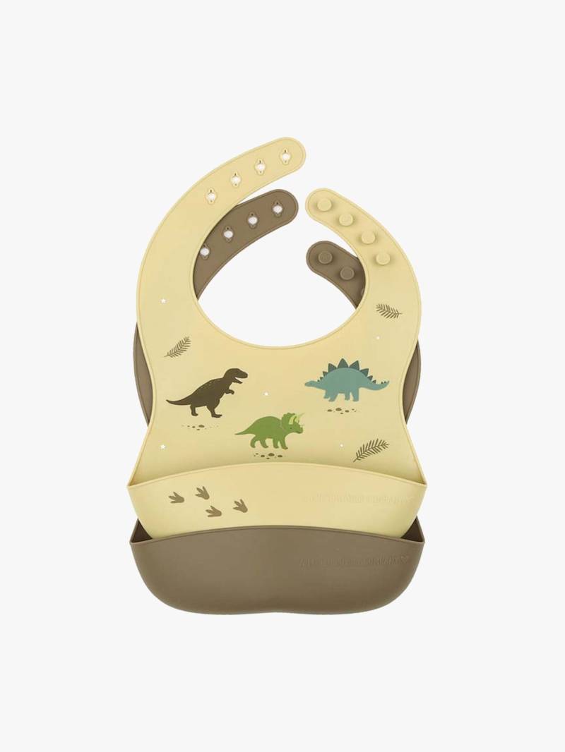 A Little Lovely Company Silikon-Lätzchen 2er-Pack, Forest Friends von A Little Lovely Company