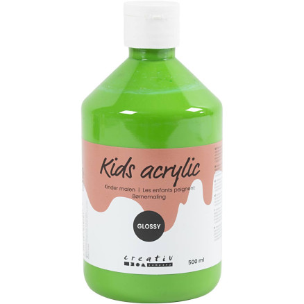 Acrylfarbe Glänzend, Hellgrün, 500 ml/ 1 Fl. von A-color