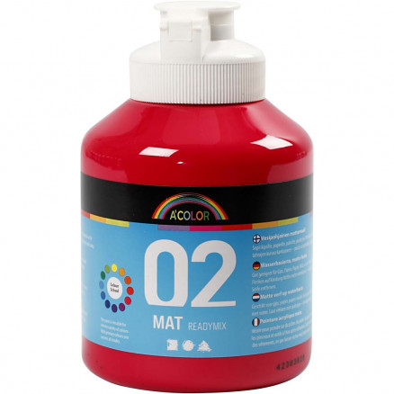 A-Color Ready-Mix-Farbe, 500ml, Primärrot von A-color