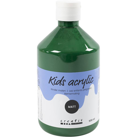 Acrylfarbe Matt, Dunkelgrün, 500 ml/ 1 Fl. von A-color