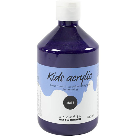 Acrylfarbe Matt, Violett, 500 ml/ 1 Fl. von A-color