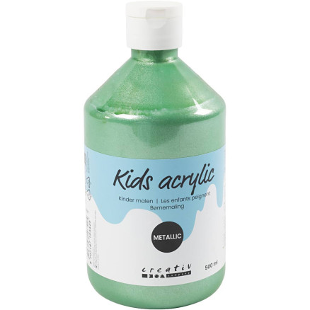 Acrylfarbe Metallic, Metallic, Hellgrün, 500 ml/ 1 Fl. Acrylfarbe Metallic, Metallic, Hellgrün, 500 ml/ 1 Fl. von A-color