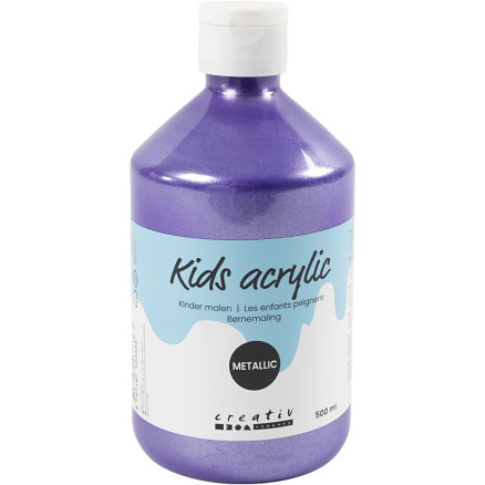 Acrylfarbe Metallic, Metallic, Violett, 500 ml/ 1 Fl. von A-color