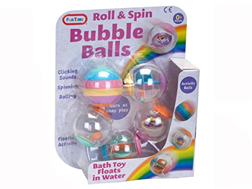 A to Z 55955 Fun Time Spin & Roll Bälle, Multi von A to Z
