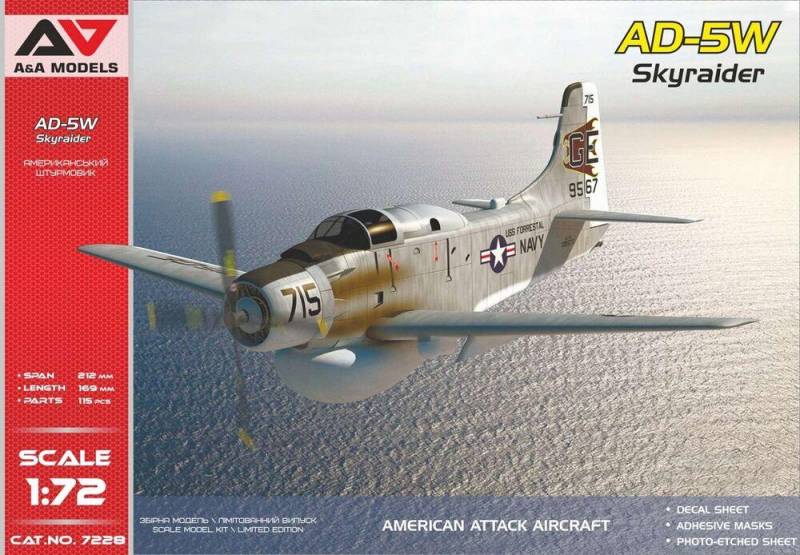AD-5W SkyRaider (Airborne early warning ver.) von A&A Models
