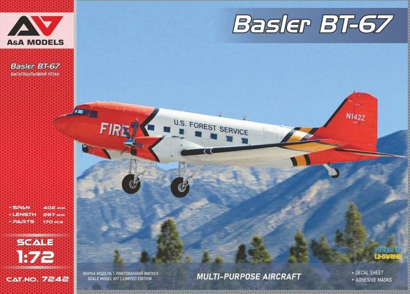 Basler BT-67 ( DC-3 turboprop ver.) von A&A Models