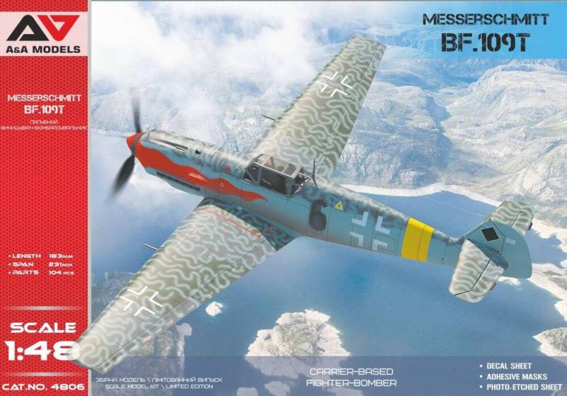 Bf.109 T-1/T-2 carrier-based WWII fighter Bf.109 T-1/T-2 carrier-based WWII fighter von A&A Models