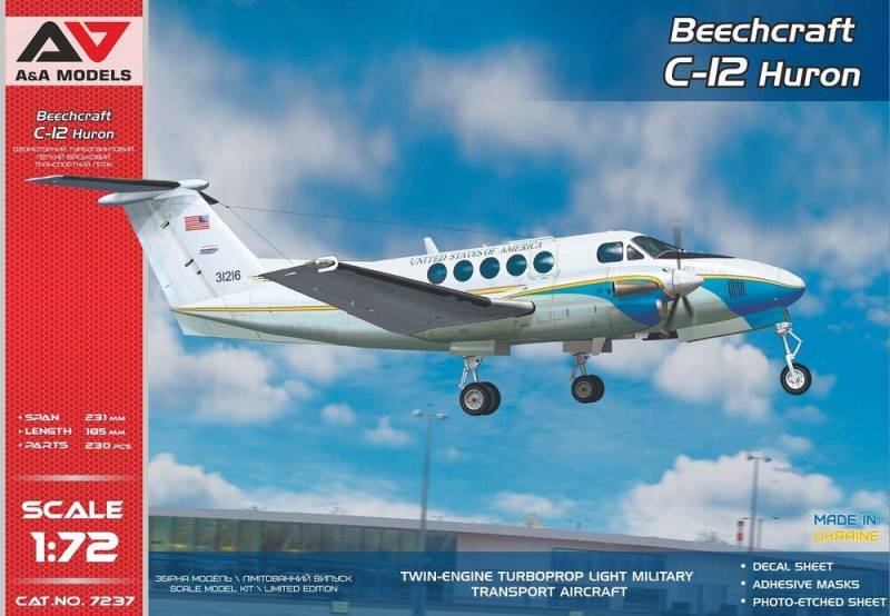 C-12A/C/U Huron turboprop transporter C-12A/C/U Huron turboprop transporter von A&A Models