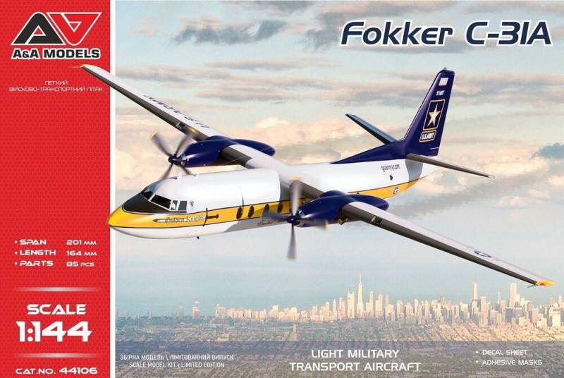 Fokker C-31A (Golden Knights) von A&A Models