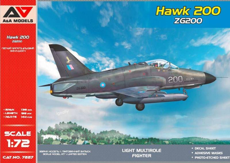 Hawk 200 (reg NoZG200) von A&A Models