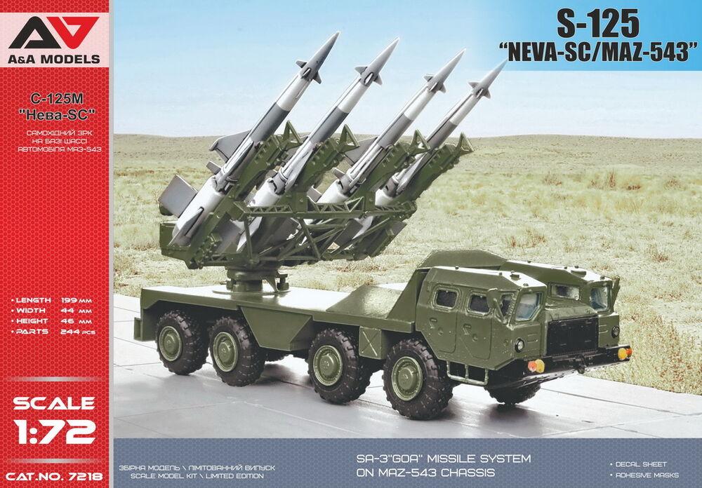S-125 Neva SCmissile system on MAZ-543 S-125 Neva SCmissile system on MAZ-543 von A&A Models