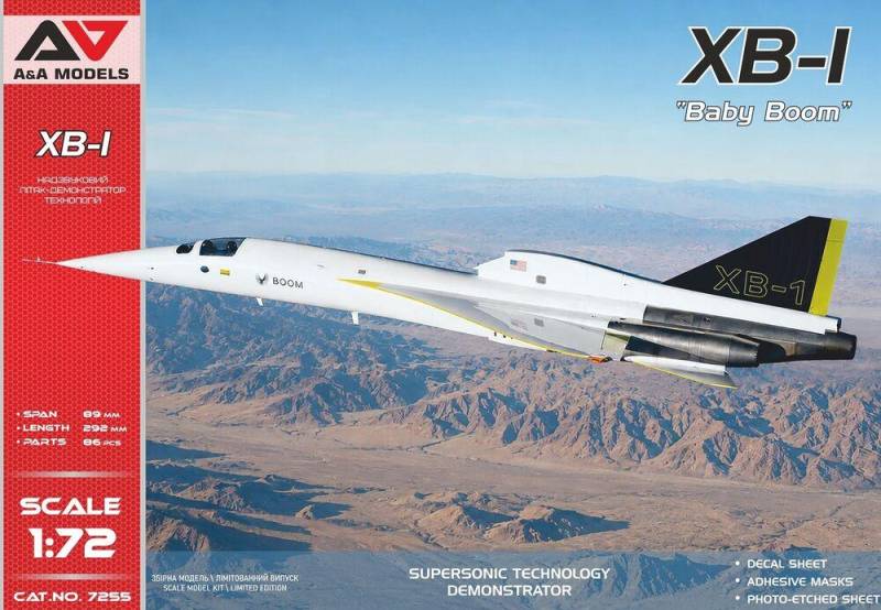 XB-1 Baby Boom supersonic demonstrator XB-1 Baby Boom supersonic demonstrator von A&A Models