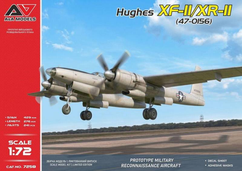 XF-11/XR-11/ experim.recon.aircraft (#47-0156) von A&A Models