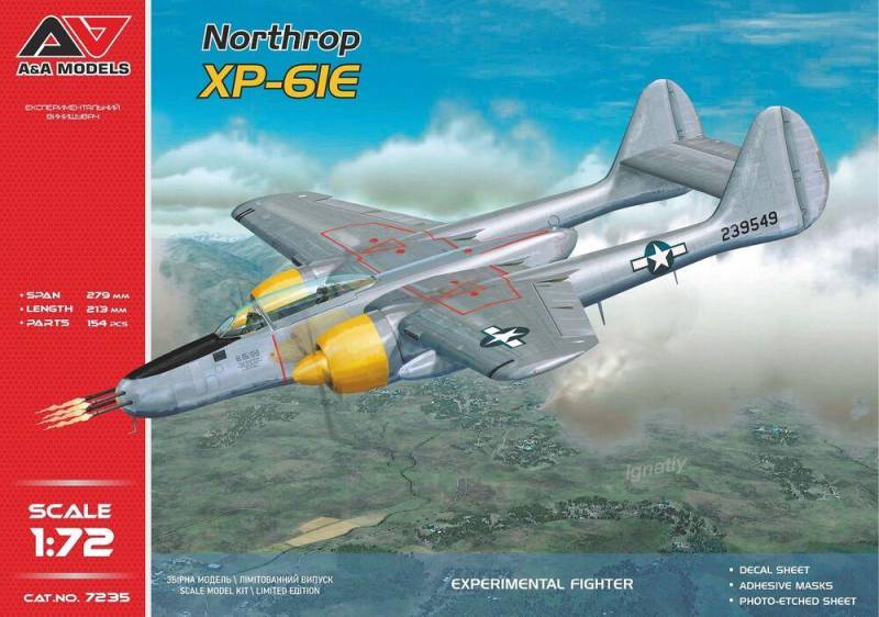 XP-61E experim.fighter XP-61E experim.fighter von A&A Models
