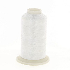 BSG Polyester-Stickgarn 120 52091 Weiß - 1000m von A&E Thread