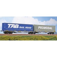 A.C.M.E. AC40496 H0 Containerwagen Sggmrss 90‘ "Rail Road / Promodal", Ermewa, Ep. VI von A.C.M.E.