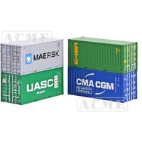 A.C.M.E. AC95066 H0 4-teiliges Container Set "CATU,MAERSK,CMA,CGM", privat, Ep. VI von A.C.M.E.