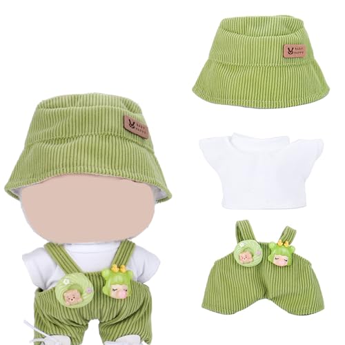 17 cm Puppenkleidung, Puppen Outfit Set, Niedliches DIY Outfit für 17 cm Plüschpuppen der Generation 1/2/3 (QXTZ01) von A.S.Marelis