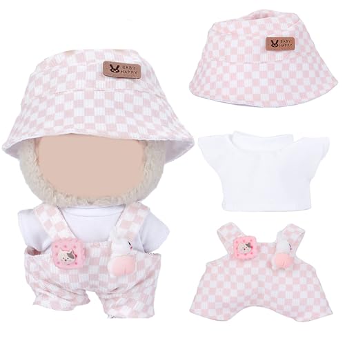 17 cm Puppenkleidung, Puppen Outfit Set, Niedliches DIY Outfit für 17 cm Plüschpuppen der Generation 1/2/3 (QXTZ04) von A.S.Marelis