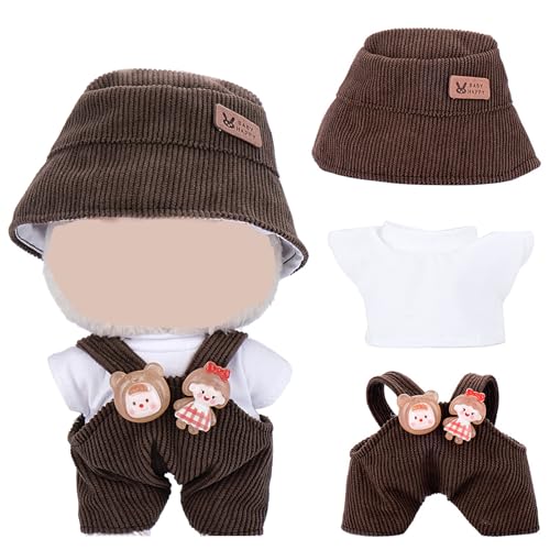 17 cm Puppenkleidung, Puppen Outfit Set, Niedliches DIY Outfit für 17 cm Plüschpuppen der Generation 1/2/3 (QXTZ05) von A.S.Marelis