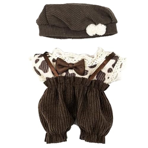 17 cm Puppenkleidung, Puppen Outfit Set, Niedliches DIY Outfit für 17 cm Plüschpuppen der Generation 1/2/3 (QXTZ12) von A.S.Marelis