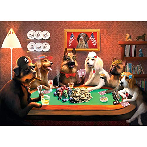 BENEWY Hundepuzzles für Erwachsene 1000 Teile, Get Your Paws on This Adult Dog Puzzle & Fun Fact Poster, Skill Level: Schwierig, Premium Recycelbare Materialien, 69,8 x 50 cm, BENEWY Hundepuzzles für Erwachsene 1000 Teile, Get Your Paws on This Adult Dog Puzzle & Fun Fact Poster, Skill Level: Schwierig, Premium Recycelbare Materialien, 69,8 x 50 cm, von A2PLAY