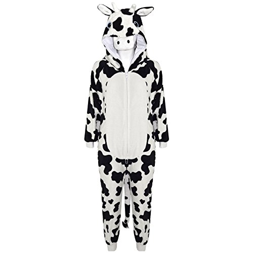 A2Z 4 Kids Tier Einteiler Für Kinder Mädchen Jungen Super Weich Kostüm Für Kinder - E.S Cow 9-10 von A2Z 4 Kids