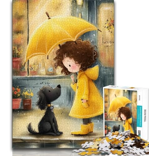 1000-teiliges Puzzle, Anime, kleines Mädchen, dekomprimierendes intellektuelles Lernspielzeug, Lernspiel für Geburtstag, Weihnachten (75x50cm) von AADSAZA