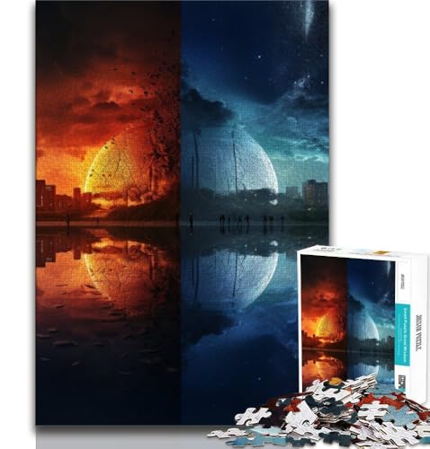 1000-teiliges Puzzle für Erwachsene und Jugendliche, Fantasielandschaft, Spielzeug, Lernspiele, Stressabbau, tolle Geschenke und Spielzeuge (38x26cm) von AADSAZA