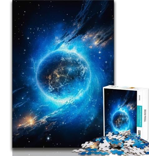 1000-teiliges Puzzle für Erwachsene und Teenager, Mond, Spielzeug, Lernspiele, Stressabbau, tolle Geschenke und Spielzeuge (38x26cm) von AADSAZA