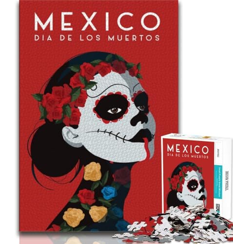 1000-teiliges Puzzle für Jugendliche und Erwachsene, Mexiko, Spielzeug, Lernspiele, Stressabbau, tolle Geschenke und Spielzeuge (75x50cm) von AADSAZA