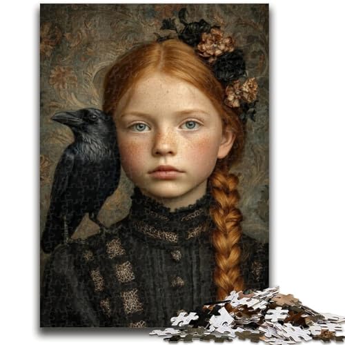 1000-teiliges Puzzle für kleine Mädchen für Jugendliche und Erwachsene, Stressabbau, schwierige Herausforderung, geeignet als Schreibtischdekoration (38x26cm) von AADSAZA