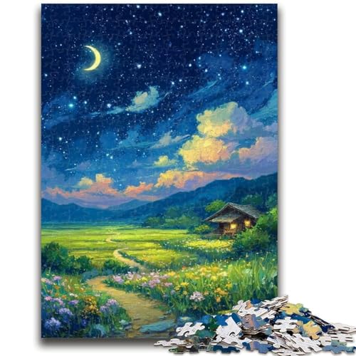 1000-teiliges Puzzle im japanischen Stil, Lernspiel, Herausforderung, Spielzeug, Wanddekoration, einzigartige Geburtstags (50x75cm) von AADSAZA