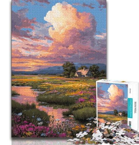 1000-teiliges Puzzle im japanischen Stil für Erwachsene und Jugendliche, Lernspielzeug, lustige Familienspiele, einzigartige Heimdekoration (38x26cm) von AADSAZA