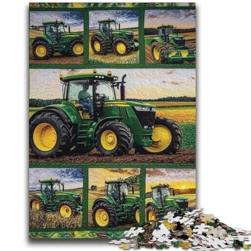 2000-teiliges Puzzle mit Traktor für landwirtschaftliche Geräte für Erwachsene und Jugendliche, Denkspiel, Wanddekoration, einzigartige Geburtstags (70x100cm) von AADSAZA