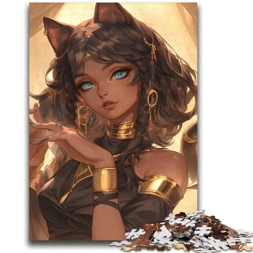 Anime Catwoman Puzzles für Erwachsene und Teenager, Puzzle, Spielzeug, Lernspiele, Stressabbau, tolle Geschenke und Spielzeuge (70x100cm) von AADSAZA