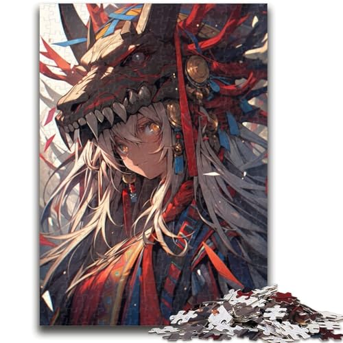 Anime Demon Girl Puzzle 1000 Teile für Erwachsene und Teenager, hilft dem Gehirn beim Trainieren, süchtig machendes Spielzeug, um Geduld zu fördern, tolles Geschenk (50x75cm) von AADSAZA
